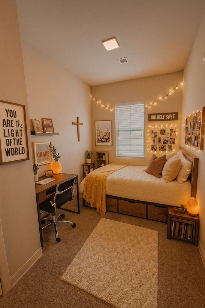 Decoração de quarto cristão